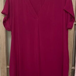 GAP Women's Vibrant Pink Midi Dress
